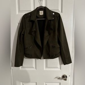 Harper Suede Crop Jacket